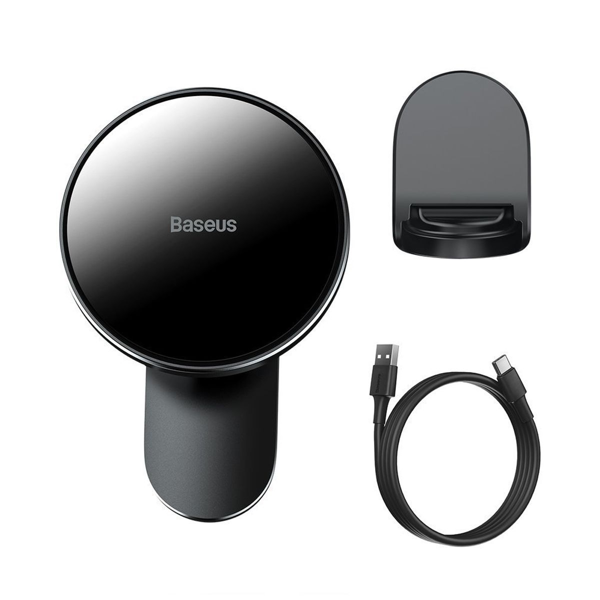 Magnetisk Mobilhållare med Trådlösa laddning - Baseus image 3