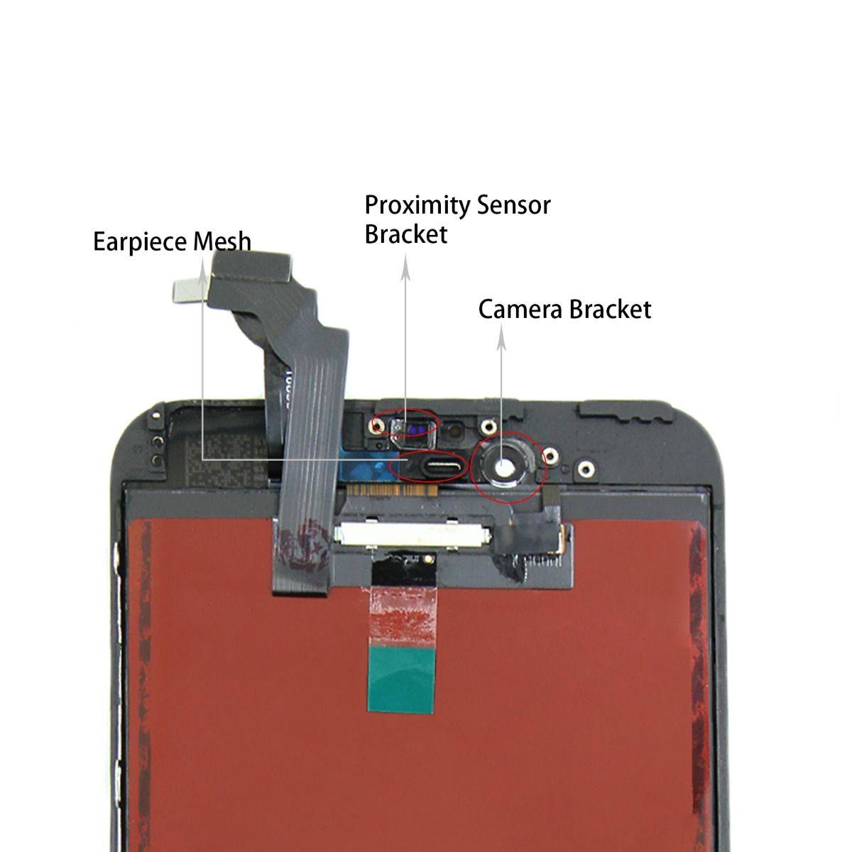 iPhone 6 Plus LCD Skärm AAA Premium - Svart image 4