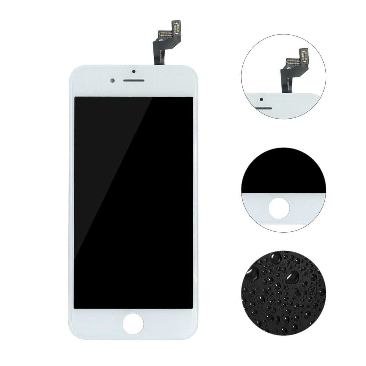 iPhone 6S LCD Skärm AAA Premium - Vit image 2