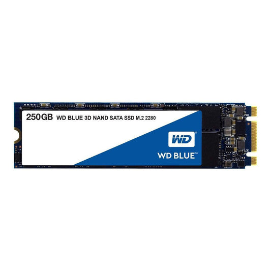 Western Digital Blue NAND SSD3D 250GB M2 SATA 3 2280 Hårddisk image 1