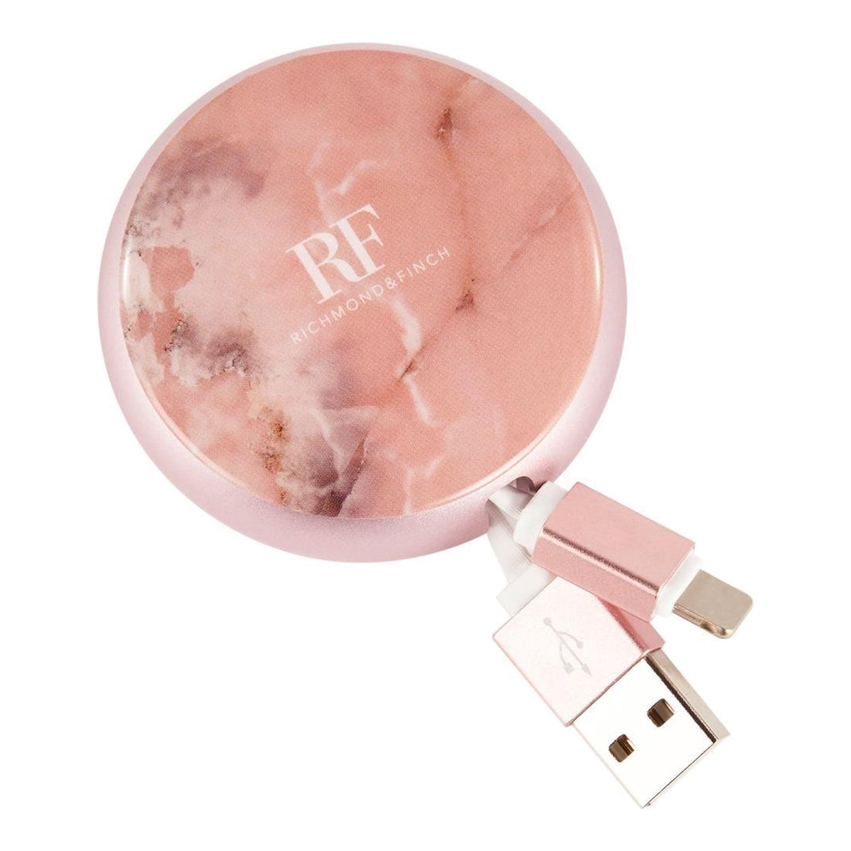 Richmond & Finch Sladdvinda Lightning Kabel - Rosa Marmor image 5