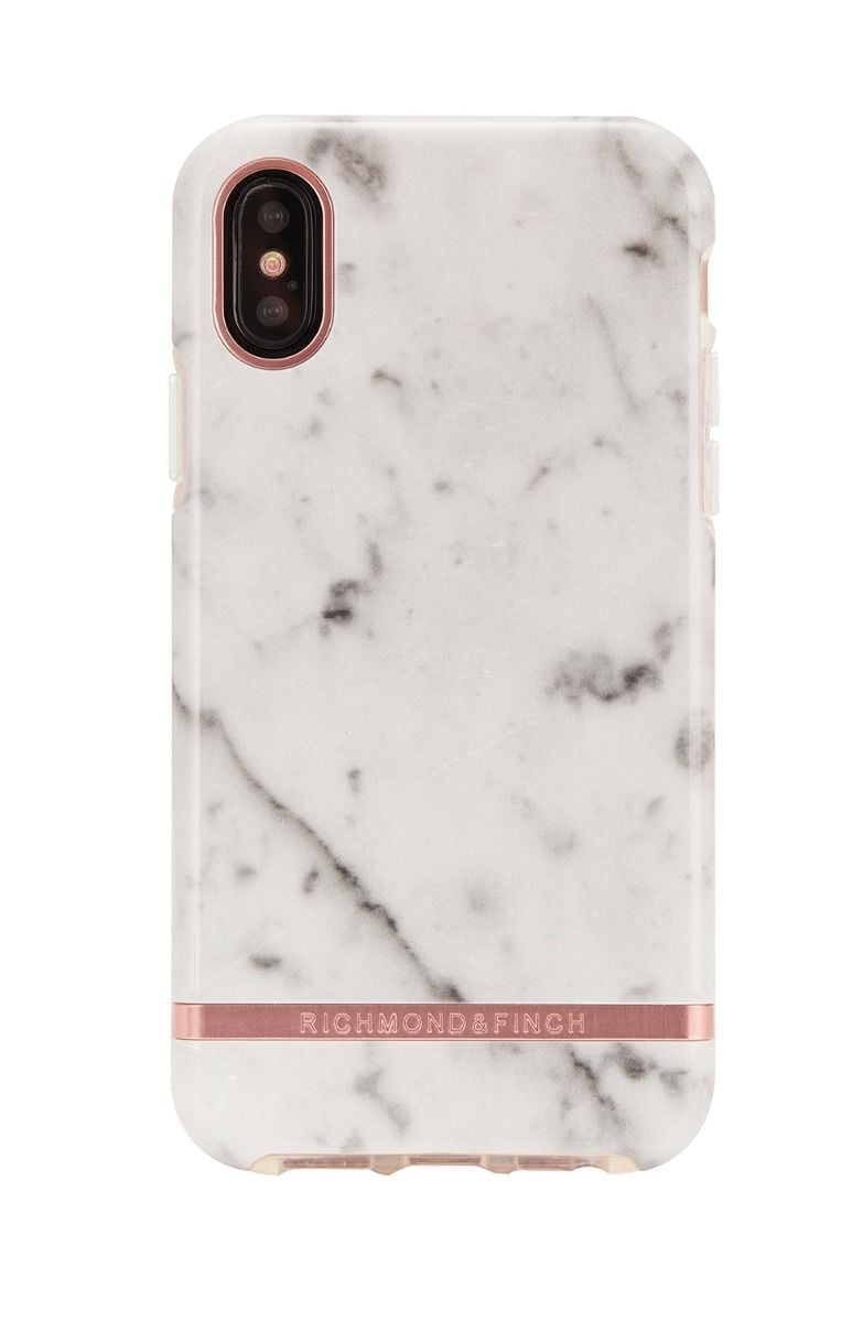 Richmond & Finch Skal Vit Marmor Rosé - iPhone XS Max image 2