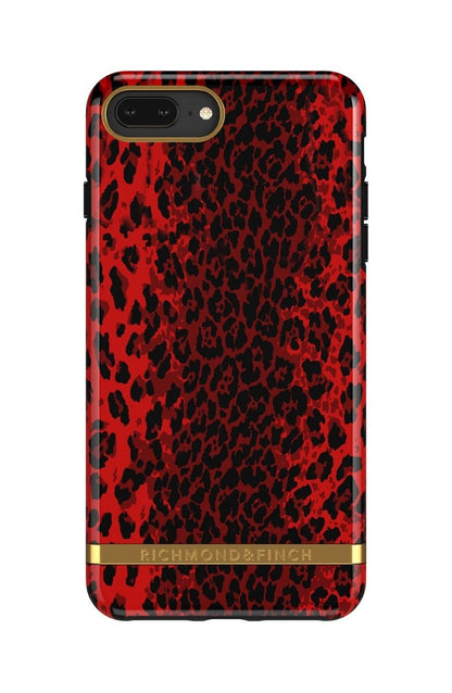 Richmond & Finch Skal Röd Leopard - iPhone 6/7/8 Plus image 6