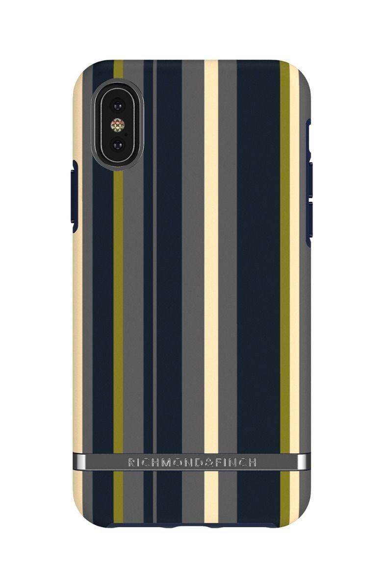 Richmond & Finch Skal Navy Stripes - iPhone XS MAX image 1