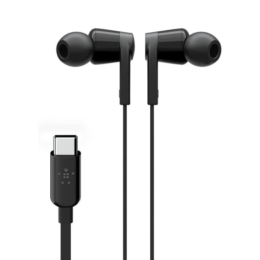 Belkin Rockstar Hörlurar med USB C - Svart image 1