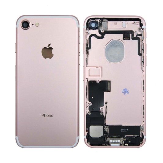 iPhone 7 Baksida med Komplett Ram - Roséguld image 1