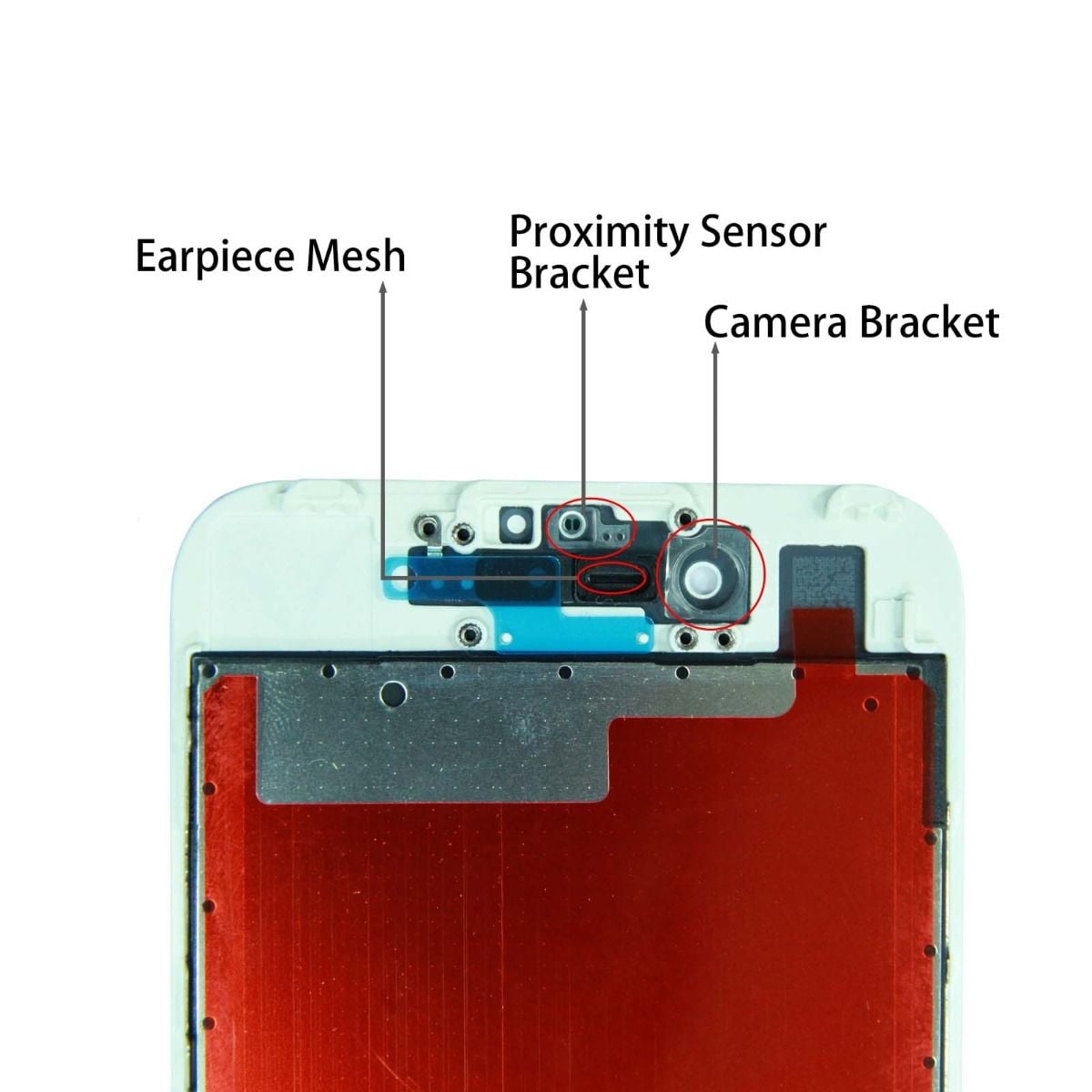 iPhone 7 LCD Skärm In-Cell  - Vit image 4