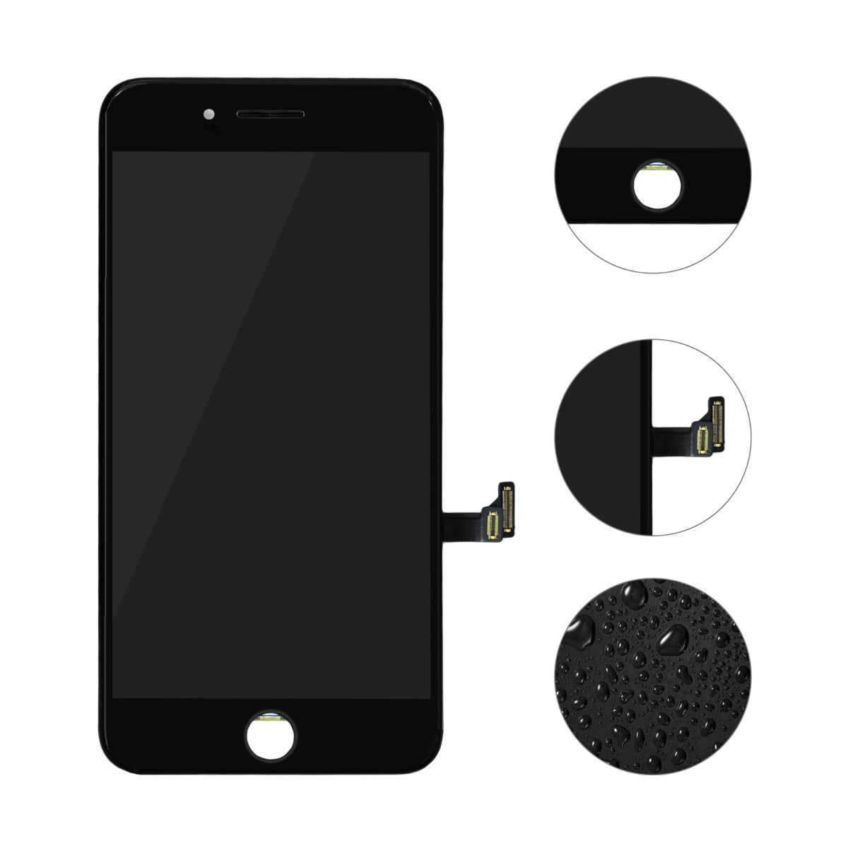 iPhone 7 Plus LCD Skärm (DTP) - Svart image 4