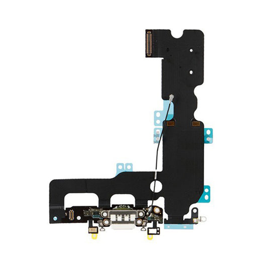 iPhone 7 Plus Laddkontakt Flexkabel - Vit image 1