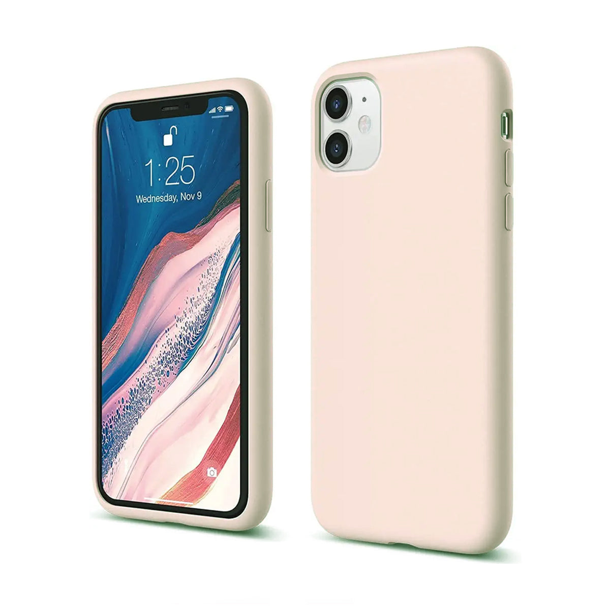 iPhone 11 Silikonskal Rvelon - Beige image 1