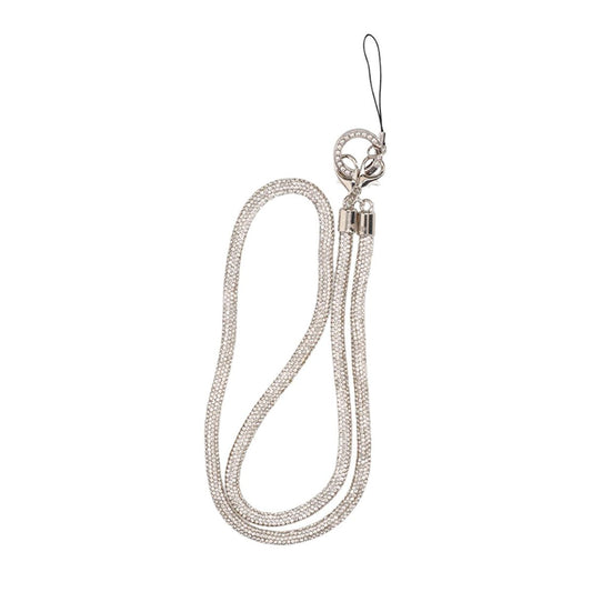80cm hanging neck masonry mobile phone rope silver white