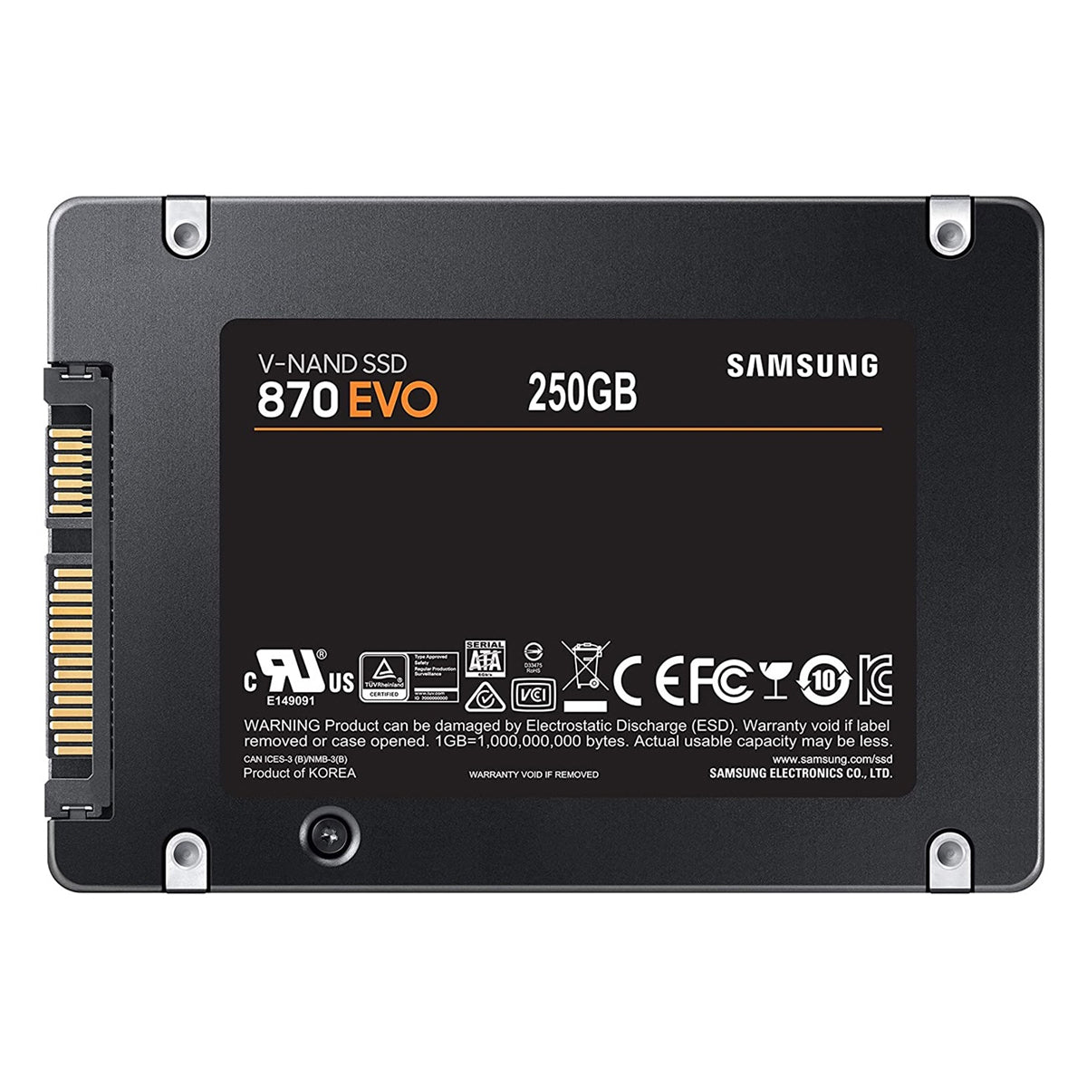 Samsung 870 EVO SSD 250GB 2.5 SATA 3 image 4