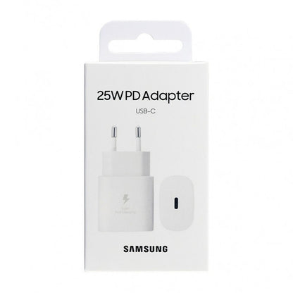 Samsung Laddare med Snabbladdning USB-C 25W Adapter - Vit image 4