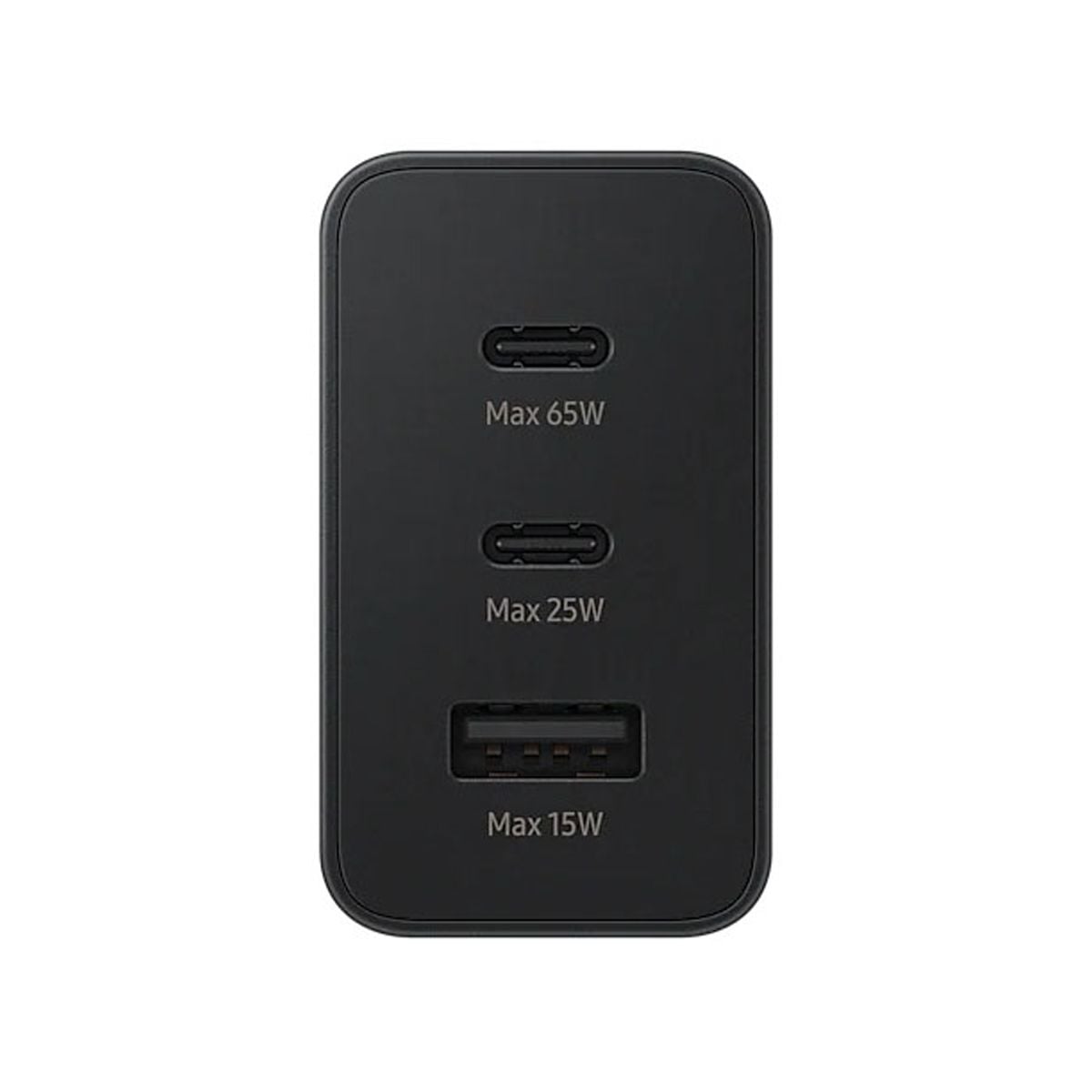 Samsung Trio Laddare 65W 2xUSB-C 1xUSB-A - Svart image 3