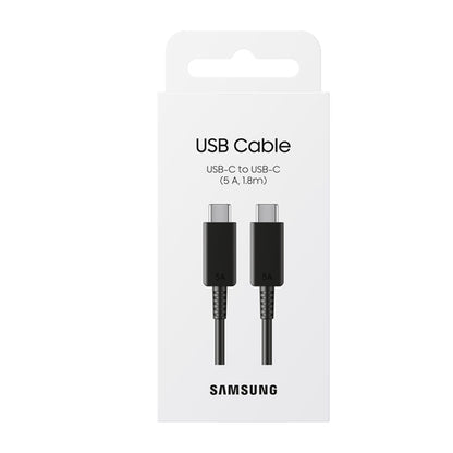 Samsung USB-C till USB-C 100W 5A 1,8m - Svart image 4