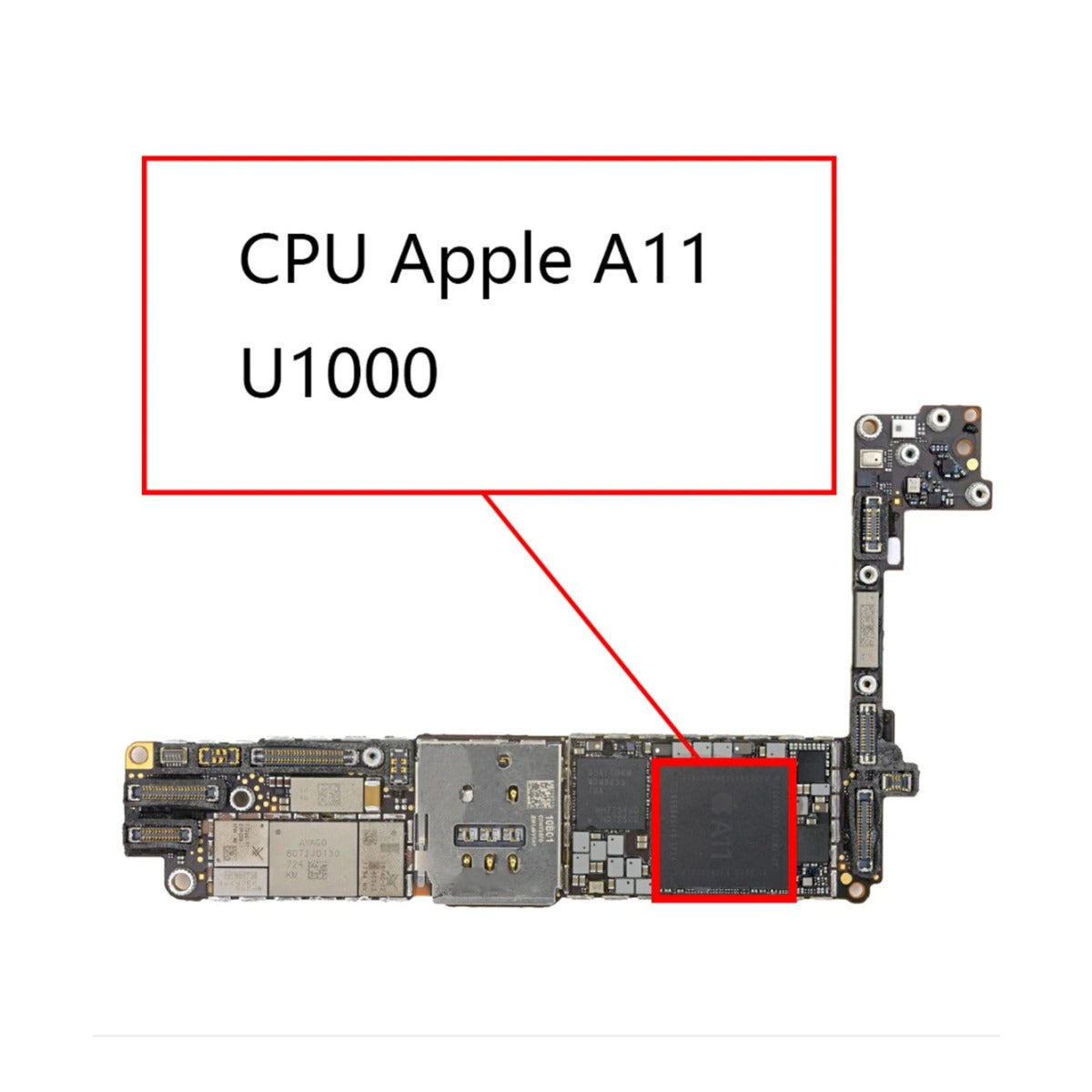 CPU A11 Skydd U1000 iPhone 8/8 Plus/X image 3