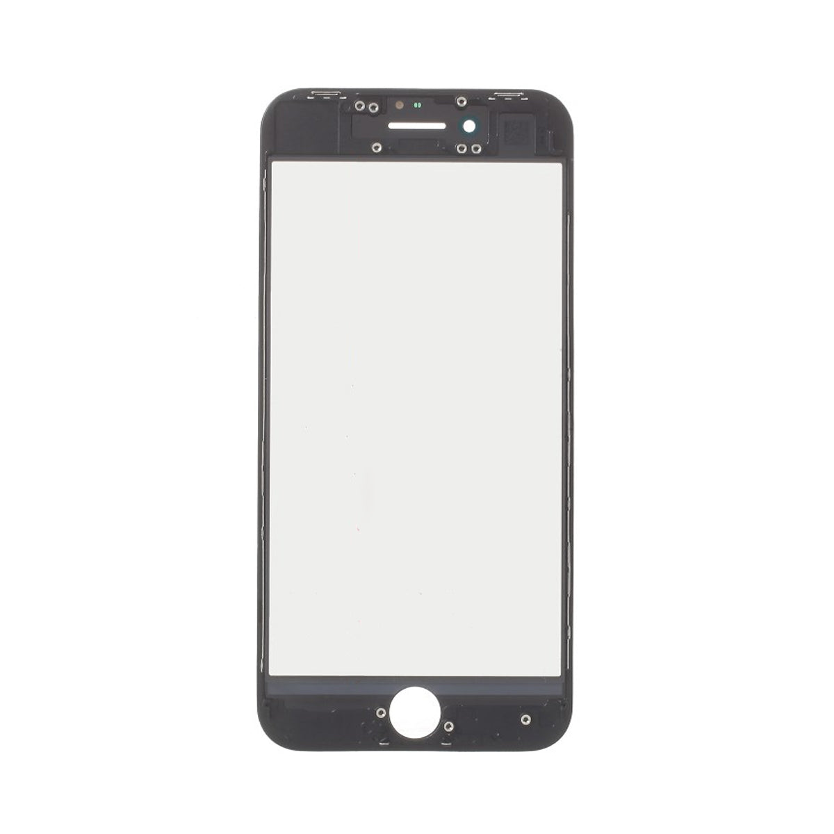 iPhone 8 Glasskärm med OCA-film - Svart image 3