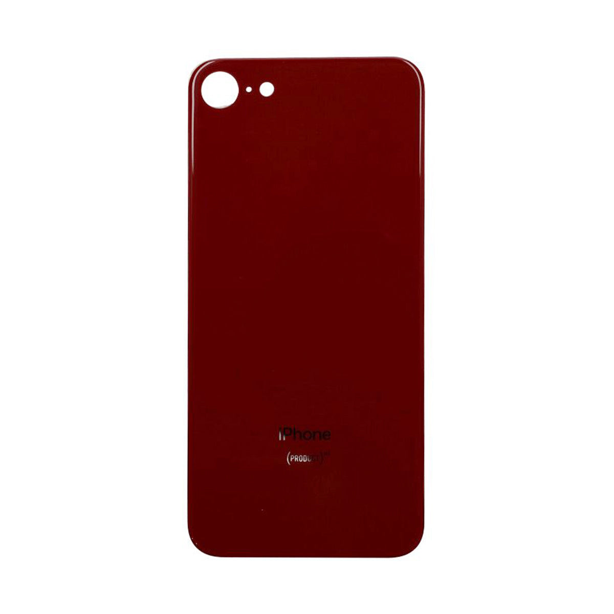 iPhone 8 Baksida Glas med Självhäftande tejp - Röd image 2