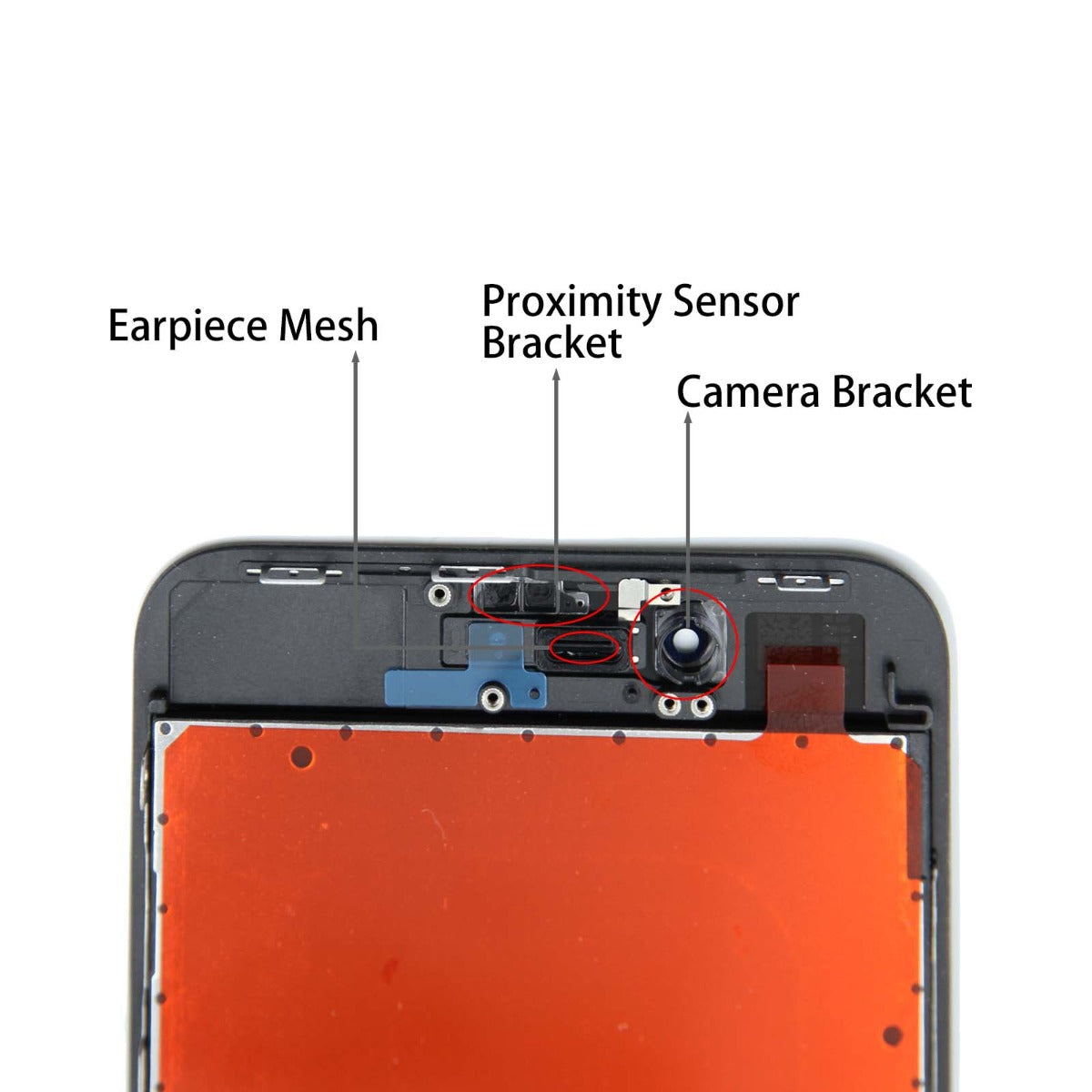 iPhone 8 Plus LCD Skärm In-Cell - Svart image 3