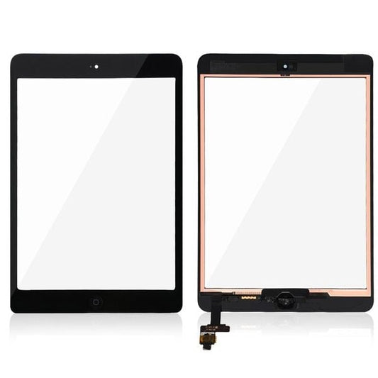 iPad Mini/Mini 2 Glas med Touchskärm med Hemknapp Flexkabel Premium - Svart image 1