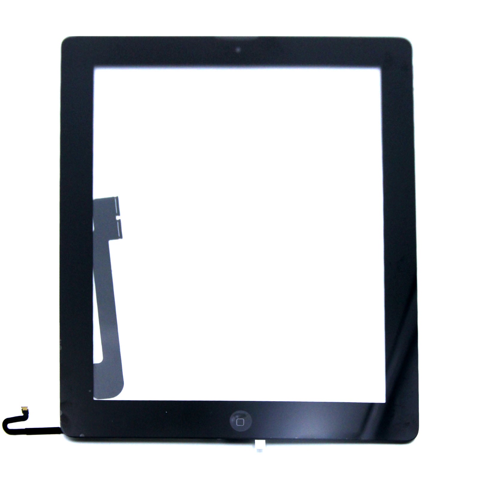 iPad 4 Glas med Touchskärm med Hemknapp - Svart image 2