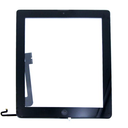 iPad 4 Glas med Touchskärm med Hemknapp - Svart image 2
