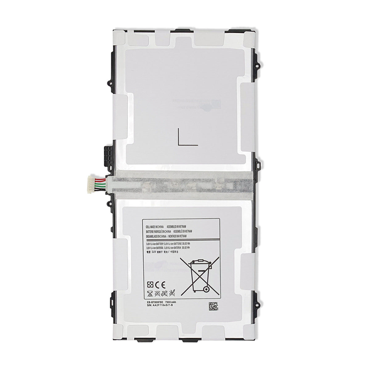 Samsung Galaxy Tab S 10.5 (SM-T800) Batteri image 2