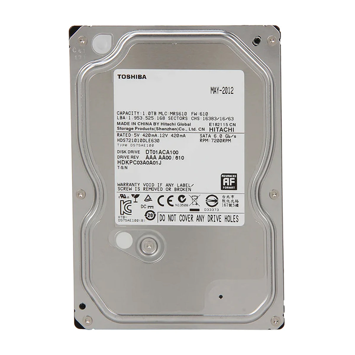 Toshiba HDD 3.5 1TB image 1