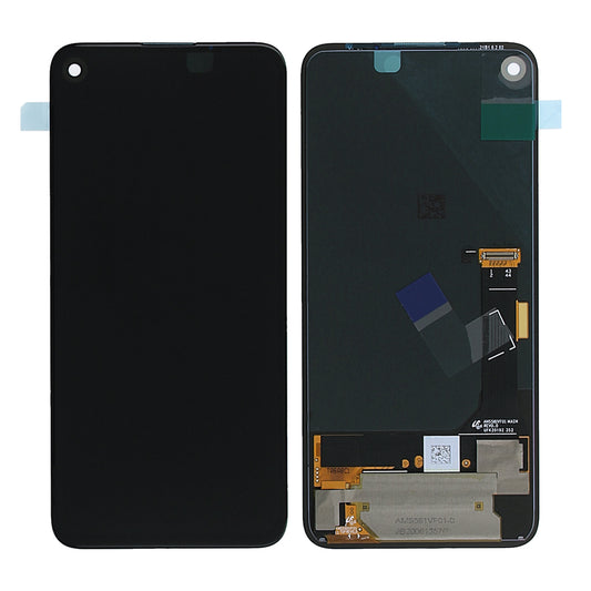 Google Pixel 4A Skärm med LCD Display Original - Svart image 1