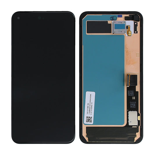 Google Pixel 5 Skärm med LCD Display Original - Svart image 1