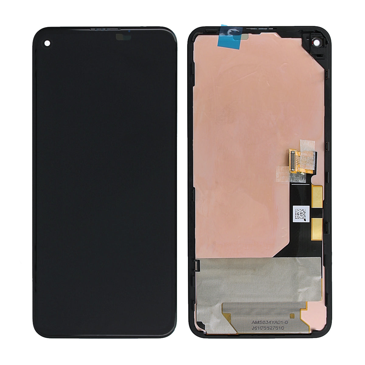 Google Pixel 5a 5G Skärm med LCD Display Original - Svart image 1