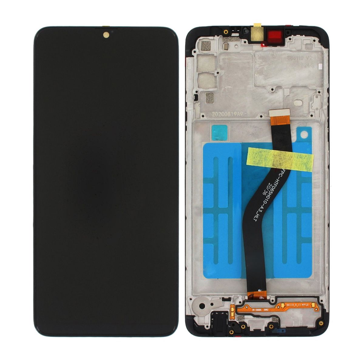Samsung Galaxy A20s Skärm med LCD Display Original - Svart image 1