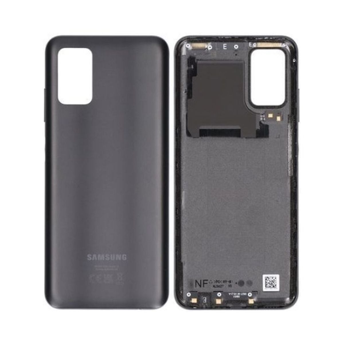 Samsung Galaxy A03s (SM-A037G) Baksida/Batterilucka Original - Svart image 1