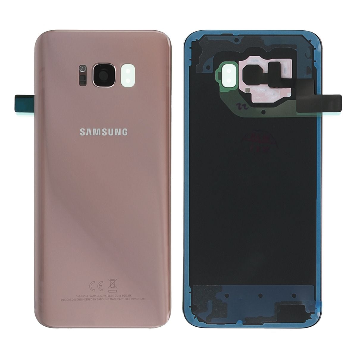 Samsung Galaxy S8 Plus (SM-G955F) Baksida Original - Rosa image 1