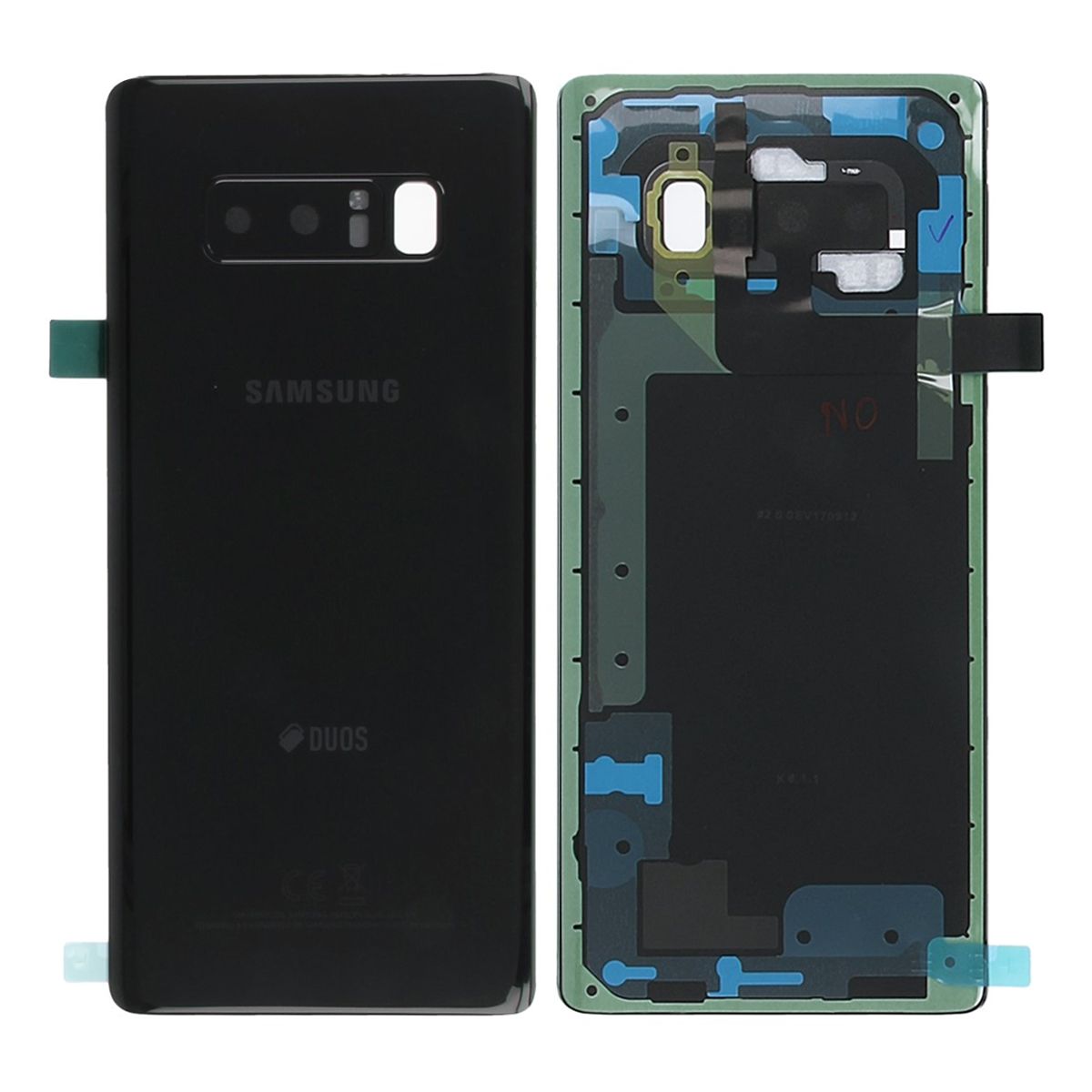 Samsung Galaxy Note 8 (SM-N950F) Baksida DOUS Original - Svart image 1