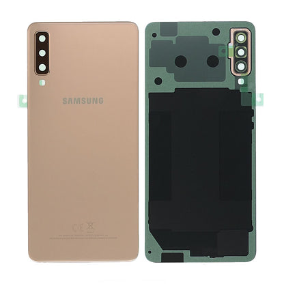 Samsung Galaxy A7 2018 (SM-A750F) Baksida Original - Guld image 1