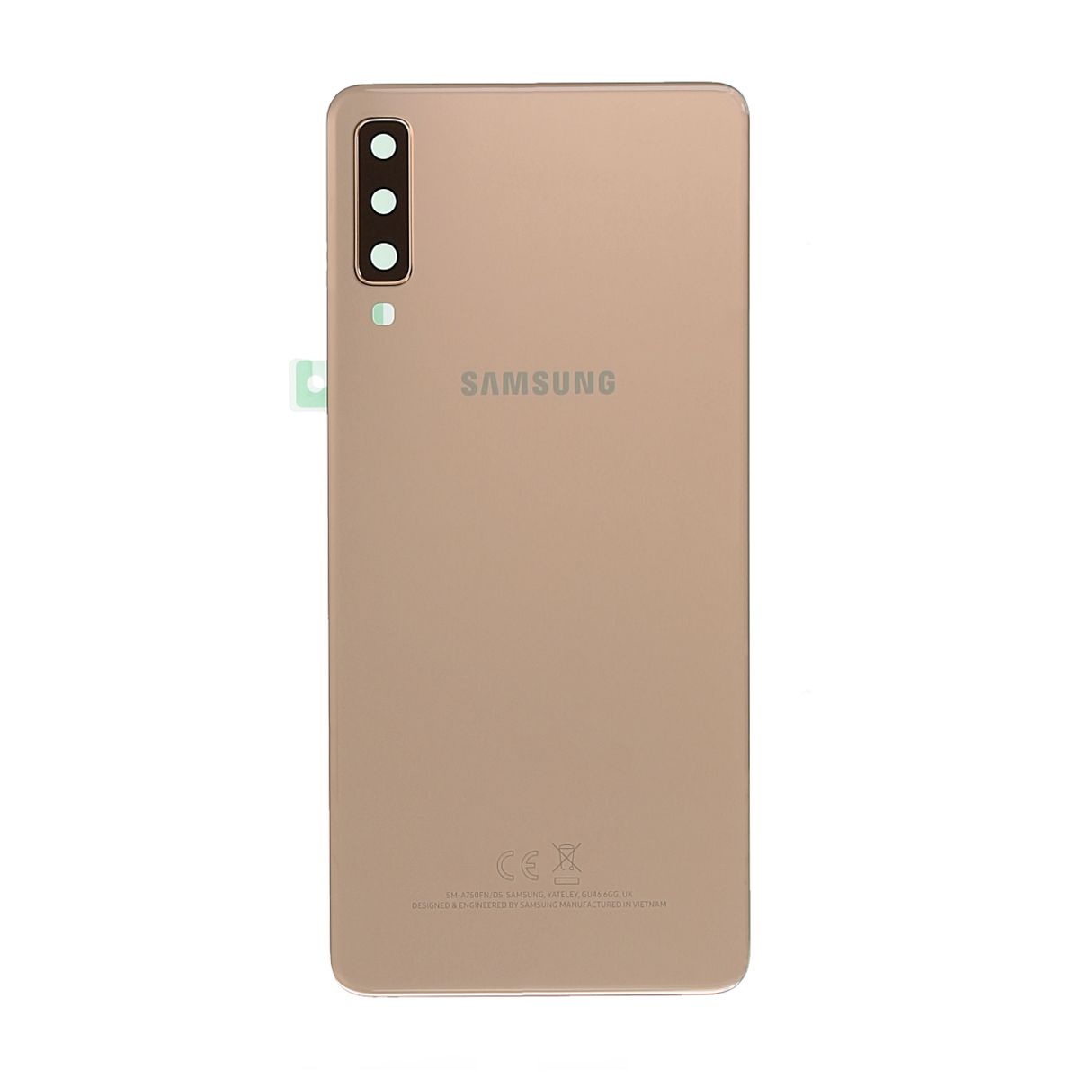 Samsung Galaxy A7 2018 (SM-A750F) Baksida Original - Guld image 2