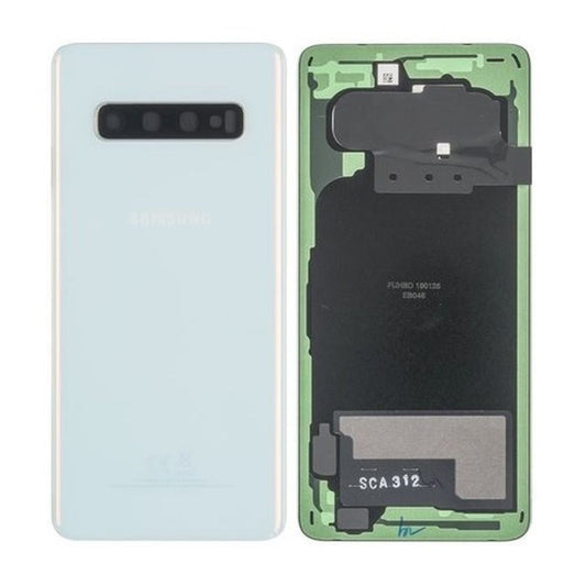 Samsung Galaxy S10 Baksida Original - Vit image 1