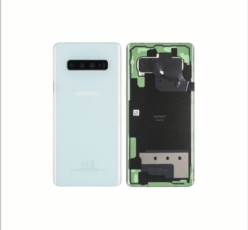 Samsung Galaxy S10 Plus (SM-G975F) Baksida Original - Vit image 1