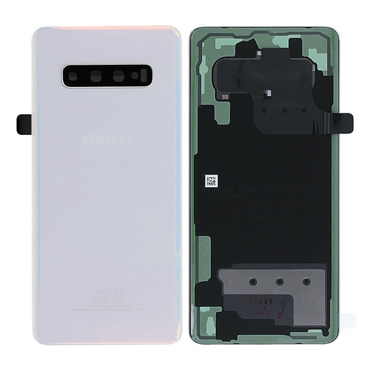 Samsung Galaxy S10 Plus (SM-G975F) Baksida Original - Vit image 2