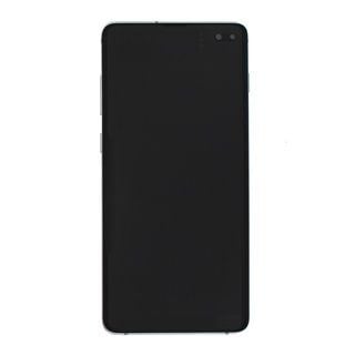 Samsung Galaxy S10 Plus Skärm med LCD Display Original - Vit image 3