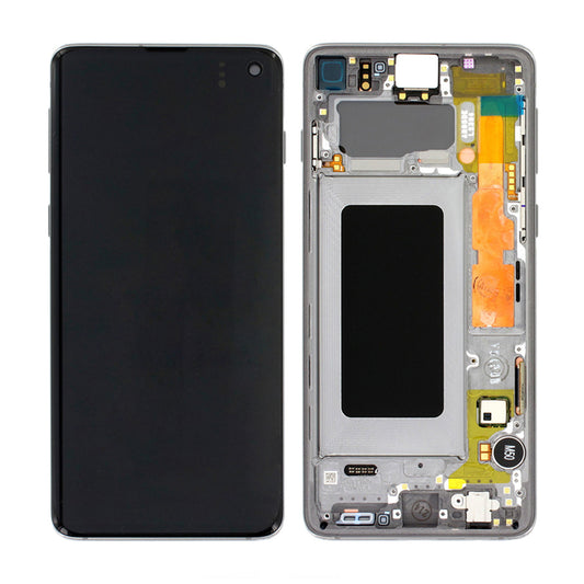 Samsung Galaxy S10 (SM-G973F) Skärm med LCD Display Original - Svart image 1