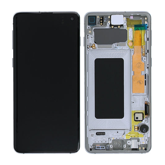 Samsung Galaxy S10 Skärm med LCD Display Original - Silver image 1