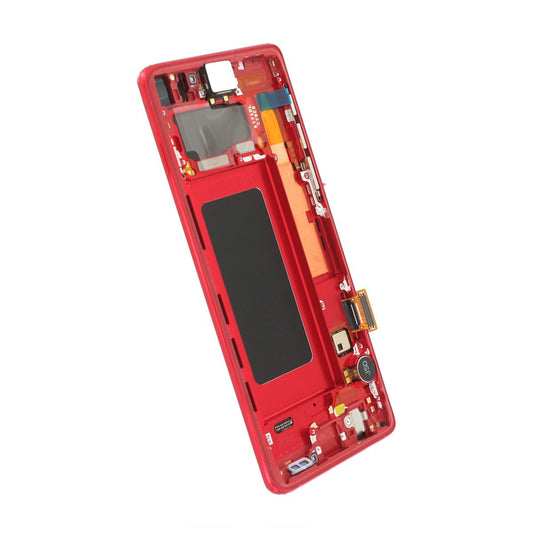 Samsung Galaxy S10 (SM-G973F) Skärm med LCD Display Original - Röd image 5