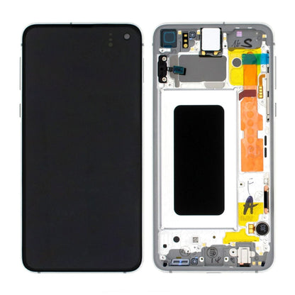 Samsung Galaxy S10e (SM-G970F) Skärm med LCD Display Original - Vit image 1