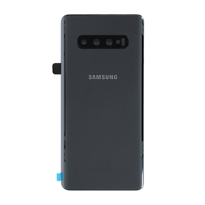 Samsung Galaxy S10 Plus (SM-G975F) Baksida Original - Keramik Svart image 2
