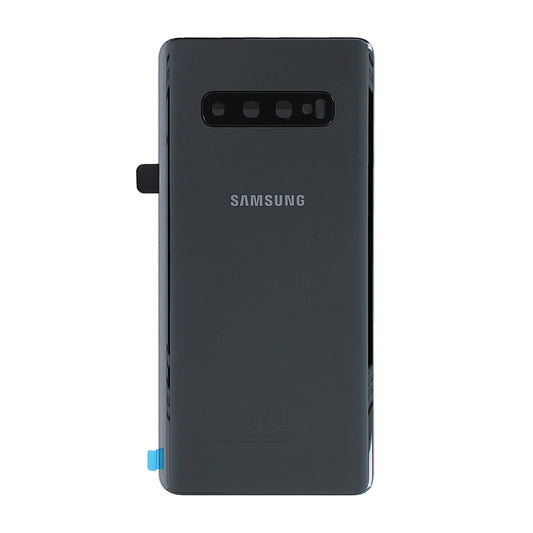 Samsung Galaxy S10 Plus (SM-G975F) Baksida Original - Keramik Svart image 2