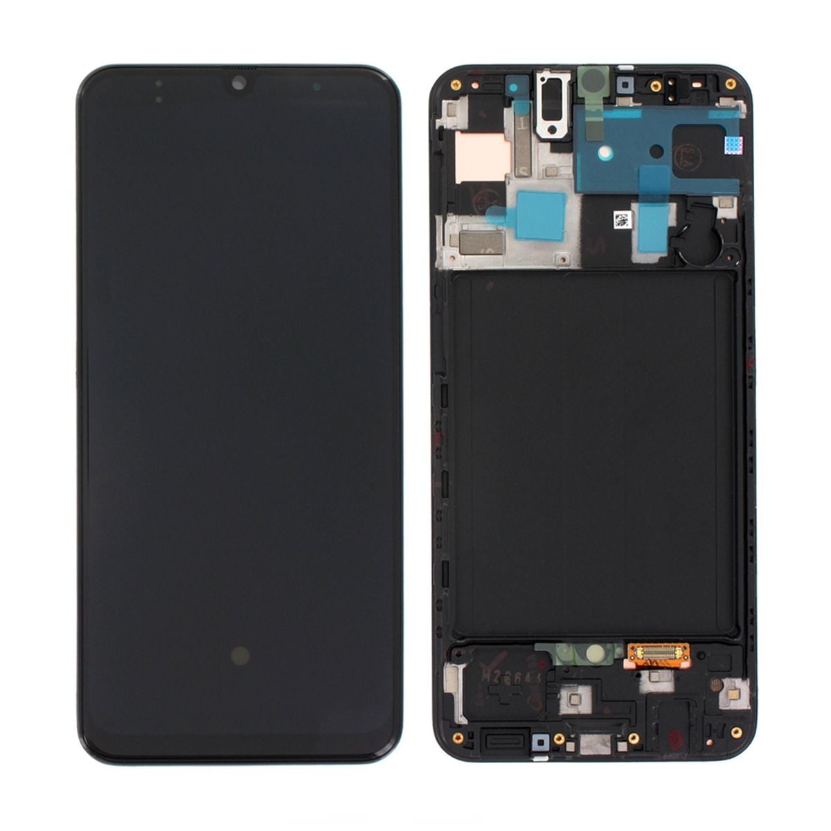 Samsung Galaxy A50 (SM-A505F) LCD Skärm med Display Original - Svart image 1
