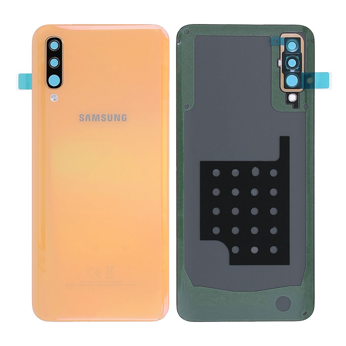 Samsung Galaxy A50 (SM-A505F) Baksida Original - Korall image 1