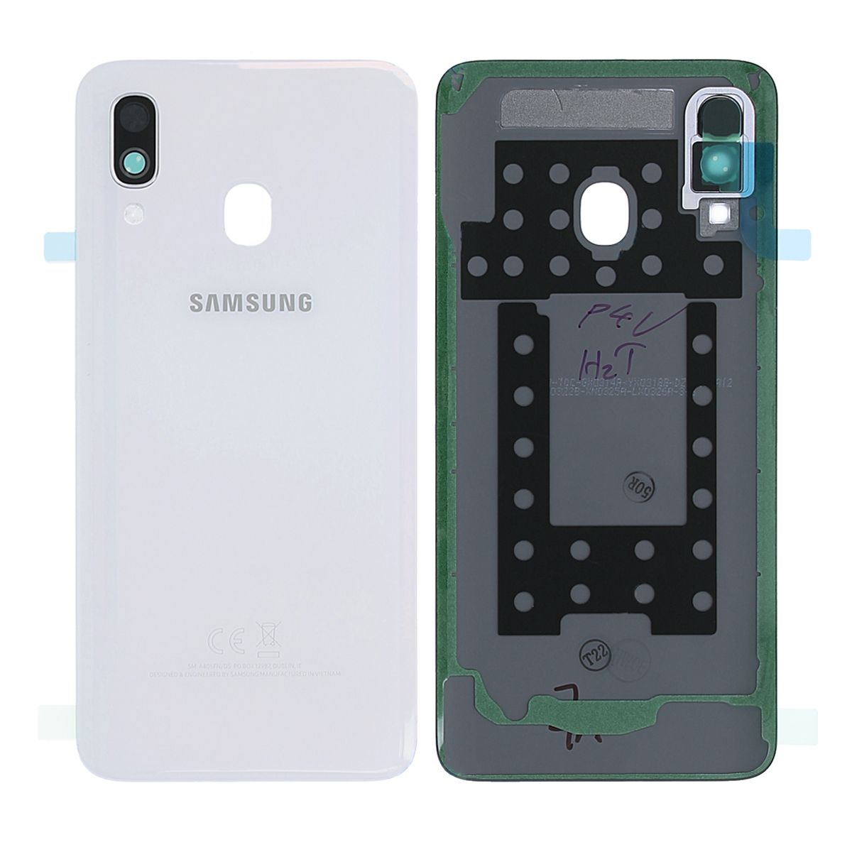 Samsung Galaxy A40 (SM-A405F) Baksida Original - Vit image 1